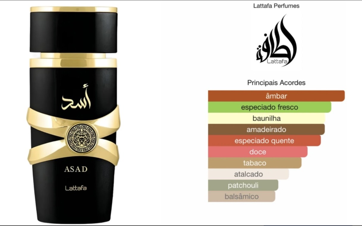 Asad Lattafa Eau de Parfum 100ml - Imagem 3