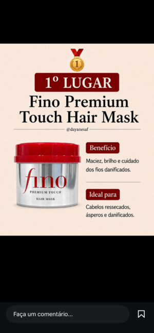 Fino Máscara Capilar Profissional 230g